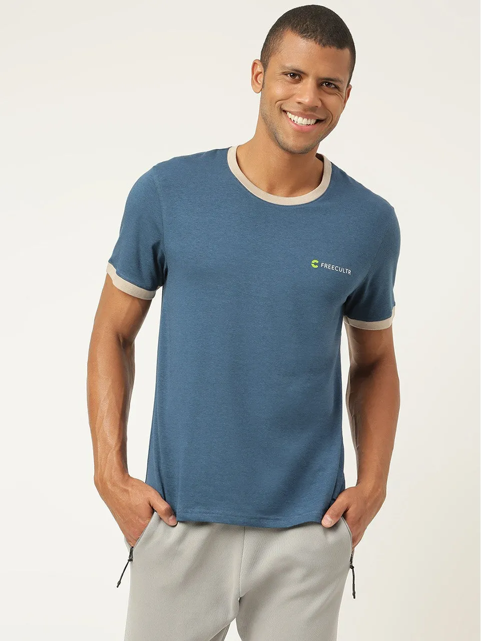 Men's Organic Bamboo Casual Tees - Crew Neck - (Pack of 1)