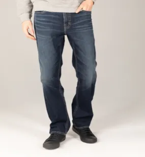 Men's Silver Grayson Easy Fit Straight Leg Jeans