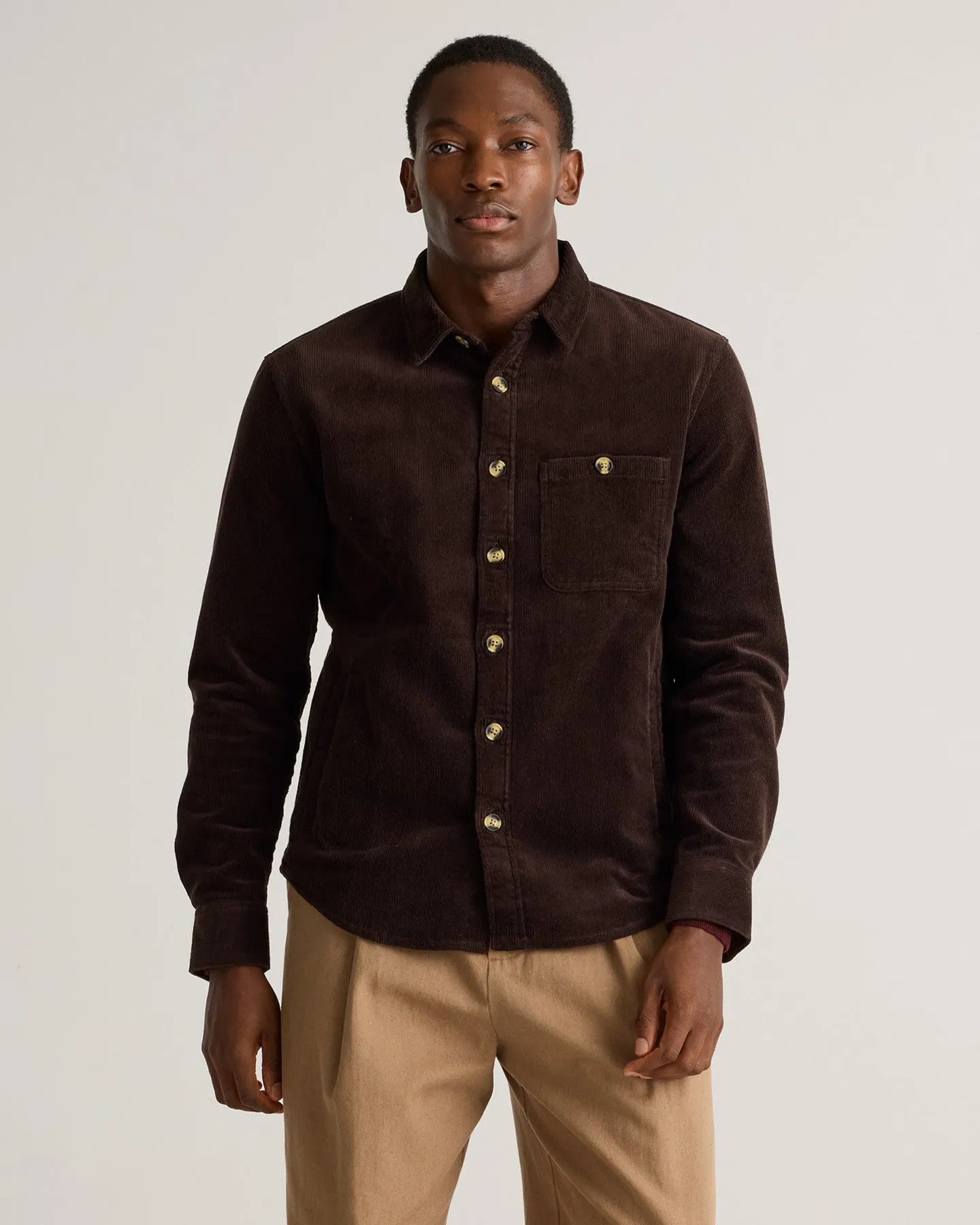 Organic Stretch Corduroy Overshirt