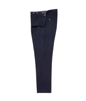 Plain Smart Trousers - Navy