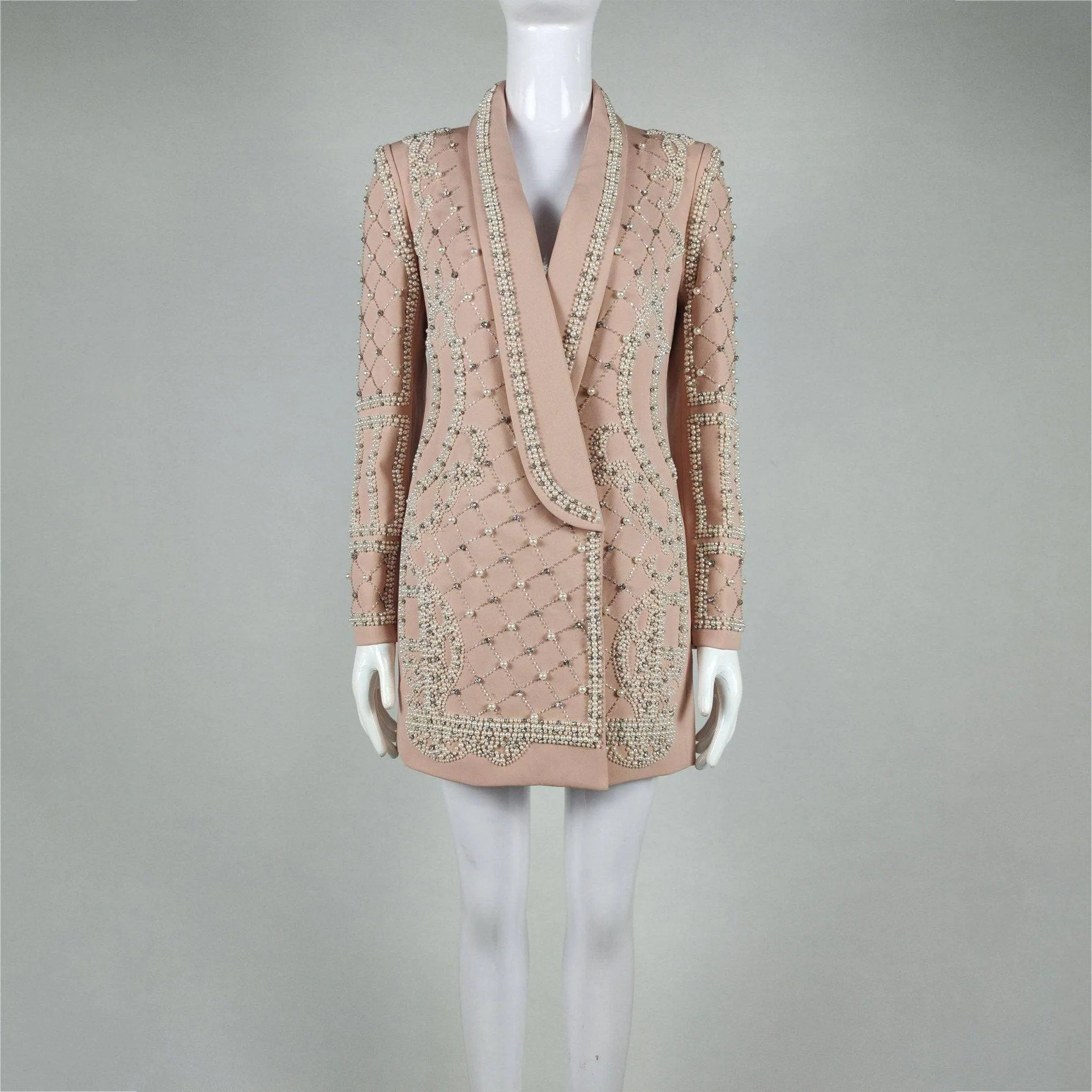 Polly Long Sleeve Pearl Embellished Jacket