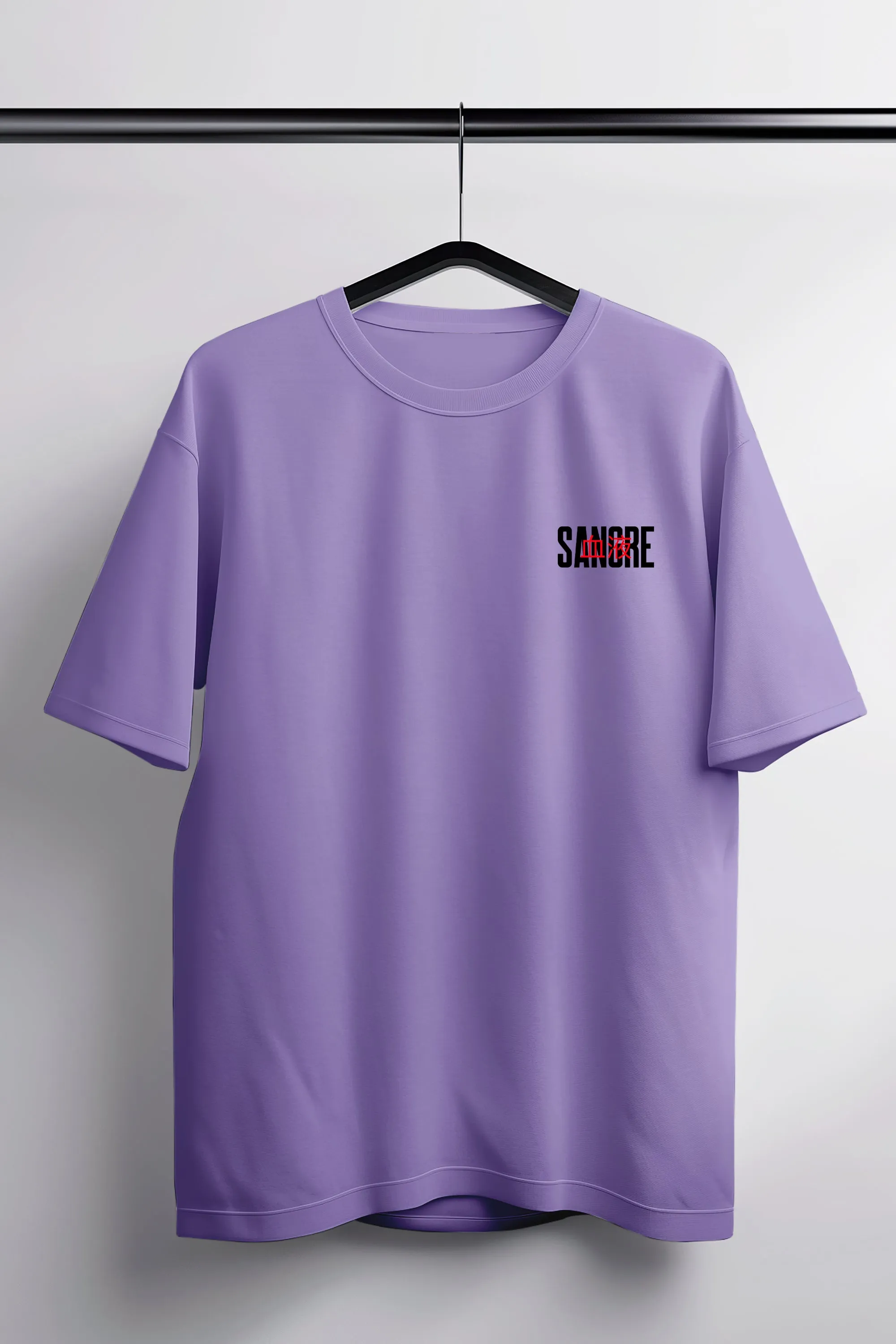 Sangre Lavender Oversized Tee