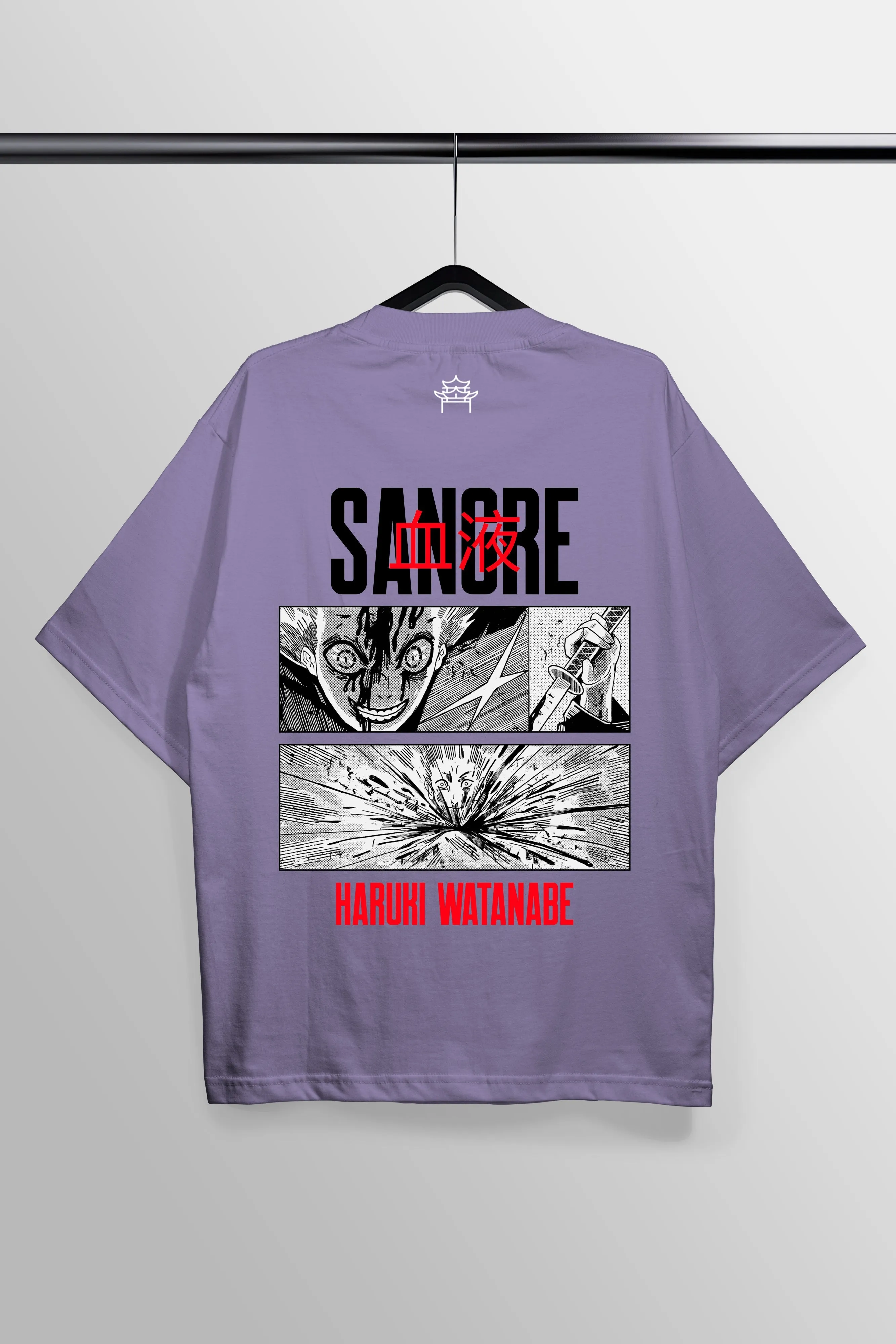 Sangre Lavender Oversized Tee