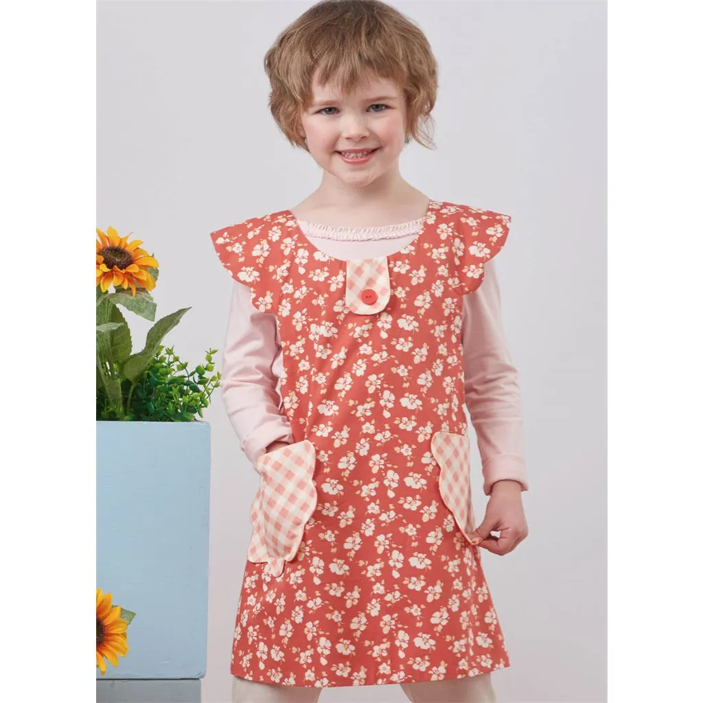 Simplicity Sewing Pattern S9767 Children's and Misses' Wrap Around Apron and Scarf Hat by Ruby Jean's Closet