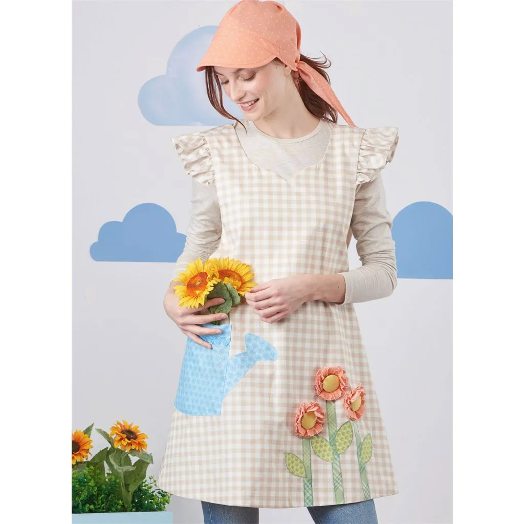 Simplicity Sewing Pattern S9767 Children's and Misses' Wrap Around Apron and Scarf Hat by Ruby Jean's Closet