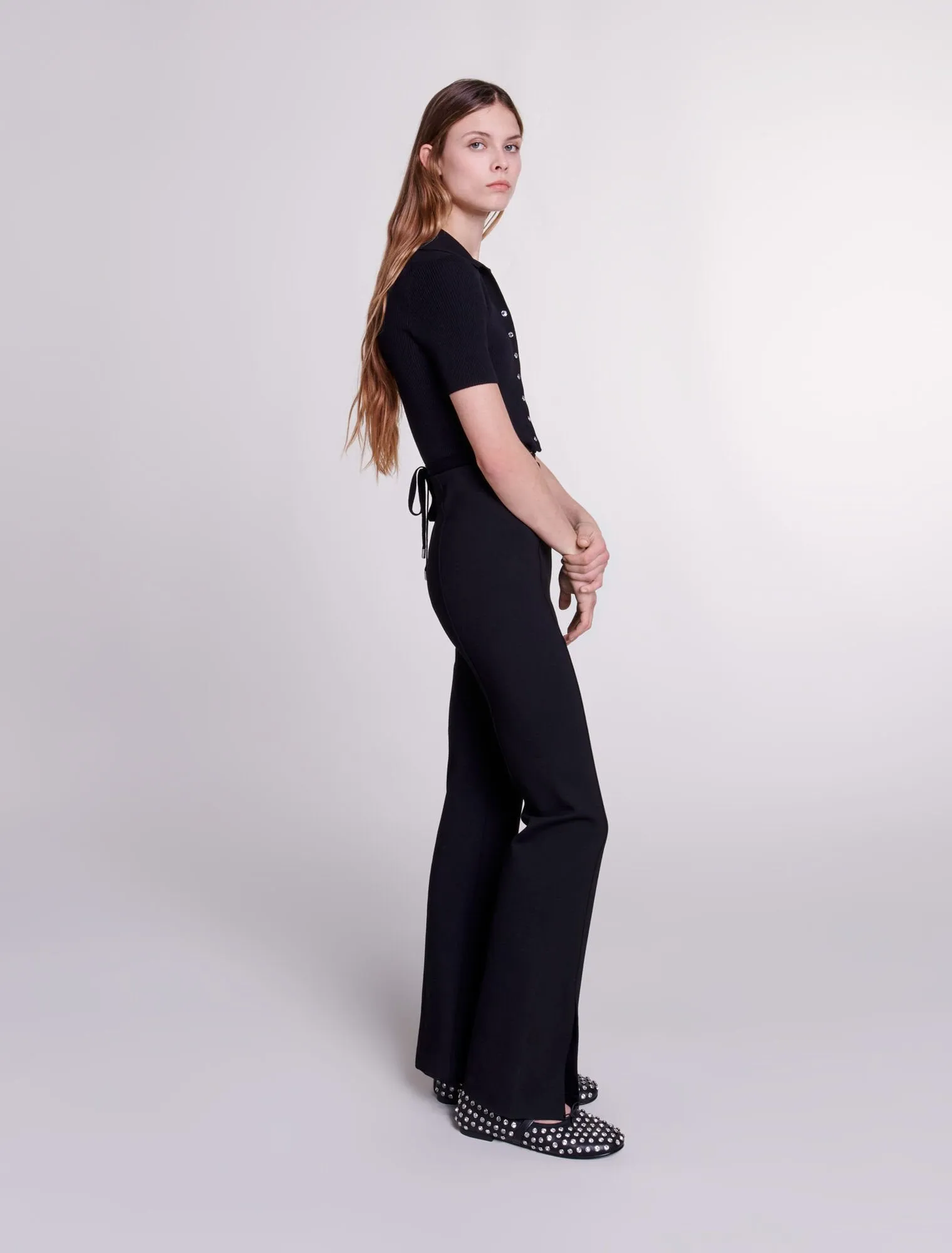 Slit trousers