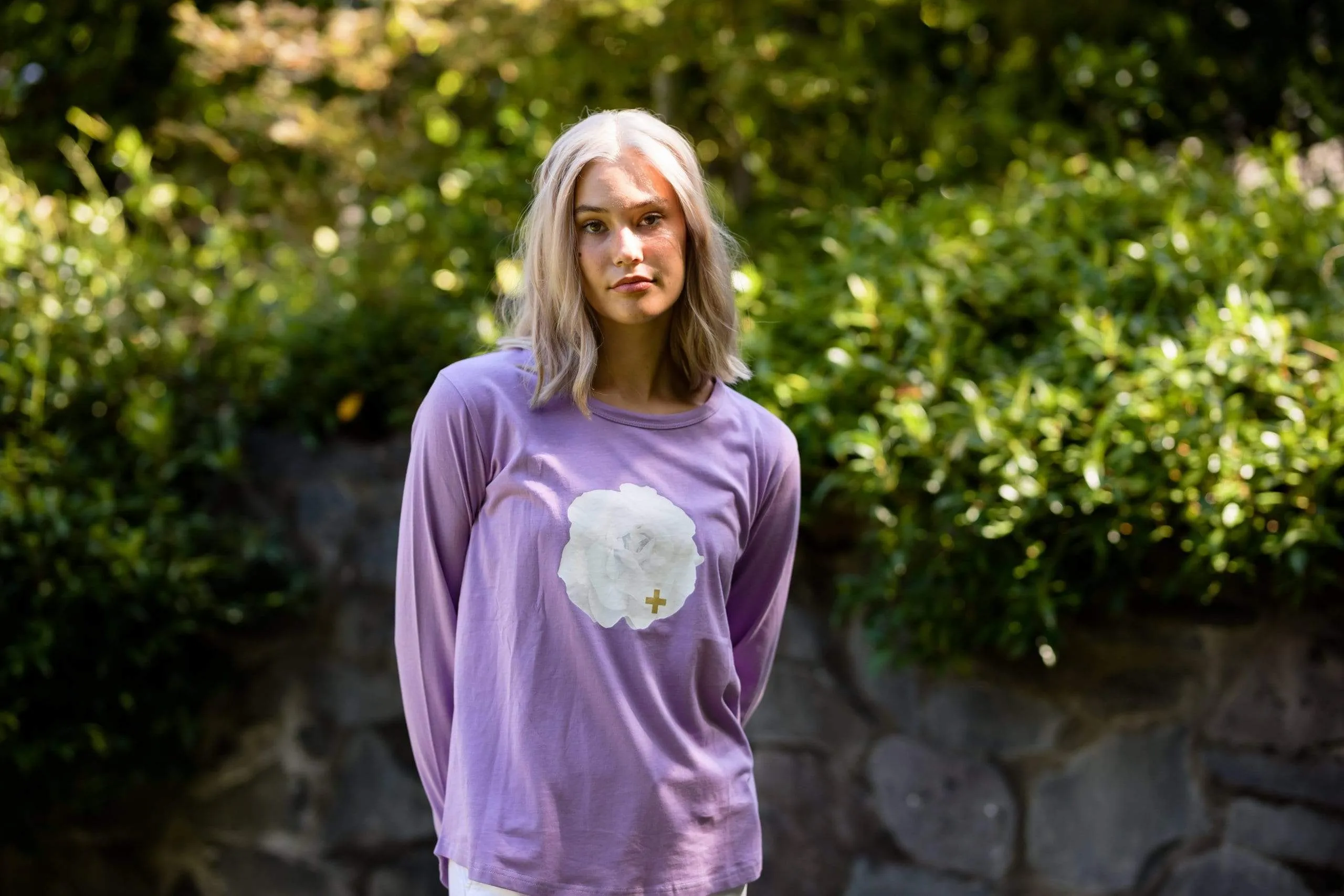 Stella   Gemma Long Sleeved Tee Lilac Rose