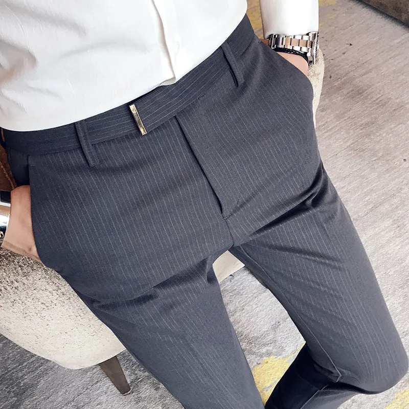 Suit with small trousers