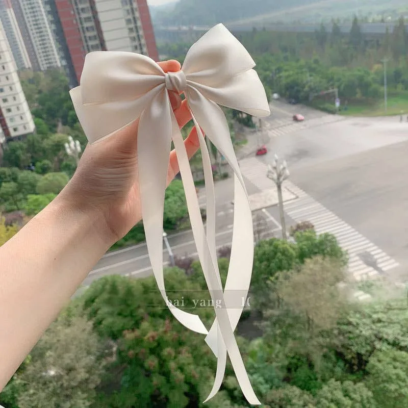 Sweet bow ribbon hairpin