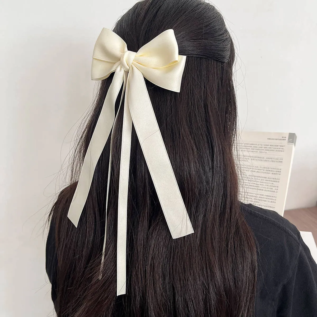 Sweet bow ribbon hairpin