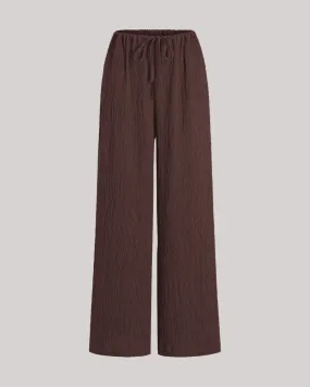 Textured one Size Casual Pants