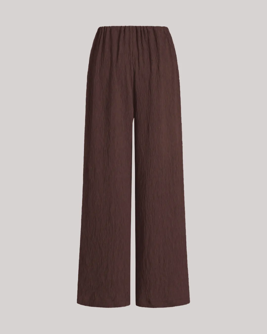 Textured one Size Casual Pants