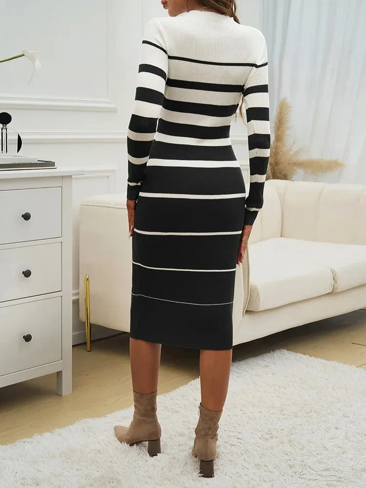 Trendy Long Sleeve Dress for Professional and Casual Wear