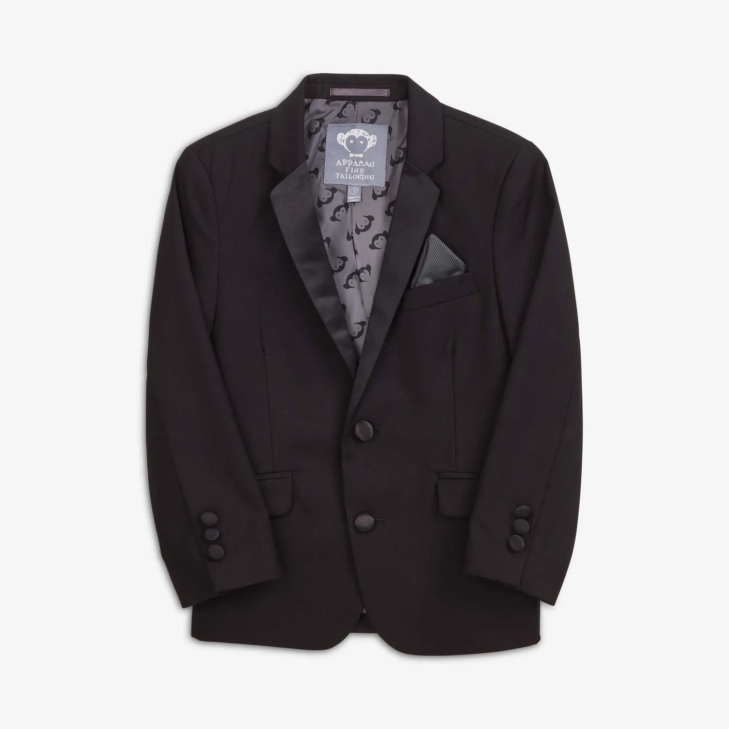 Tuxedo Suit Jacket | Black