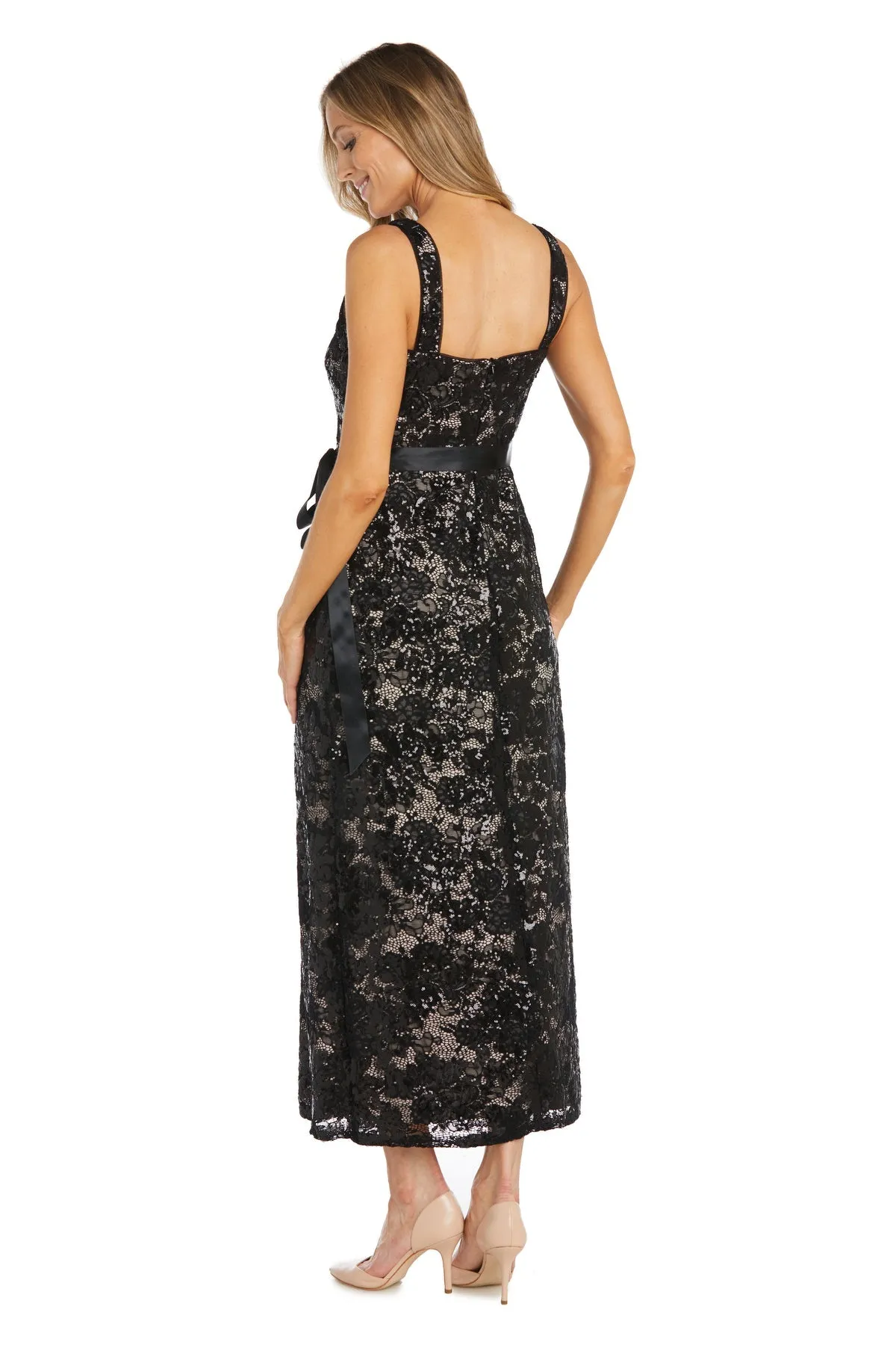 Women's Chic Evening Gown Lace Detailing