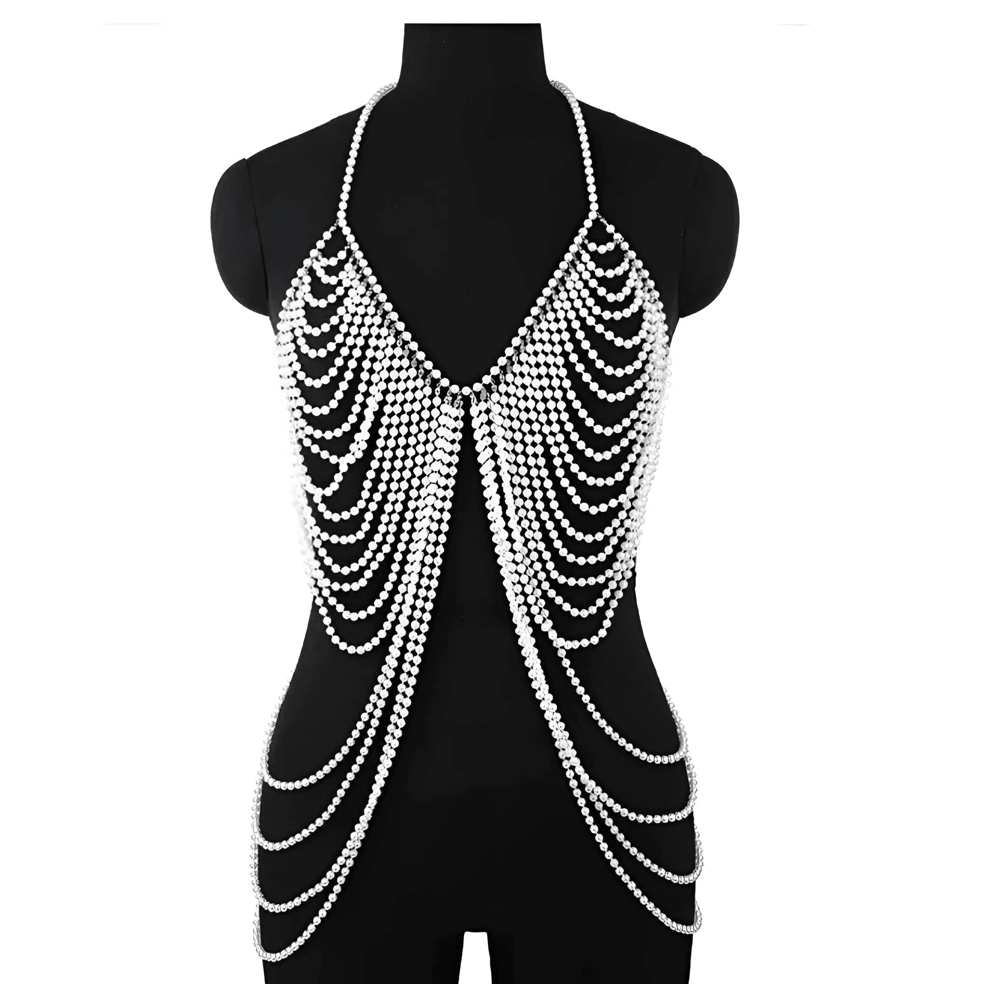 Women's Pearl Body Chains Jewelry 