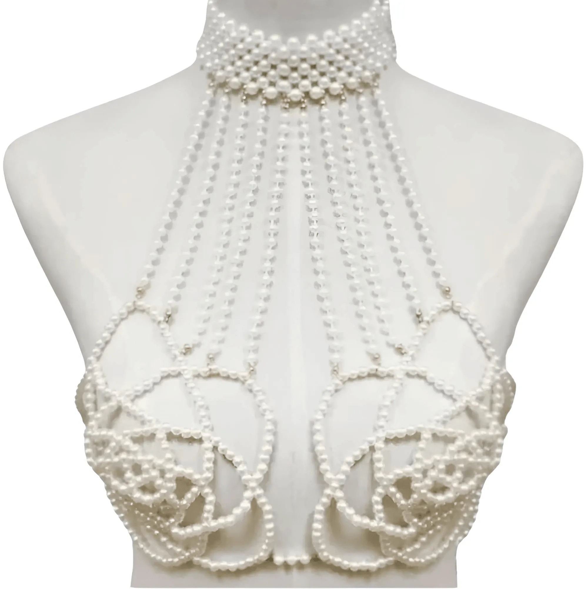 Women's Pearl Body Chains Jewelry 