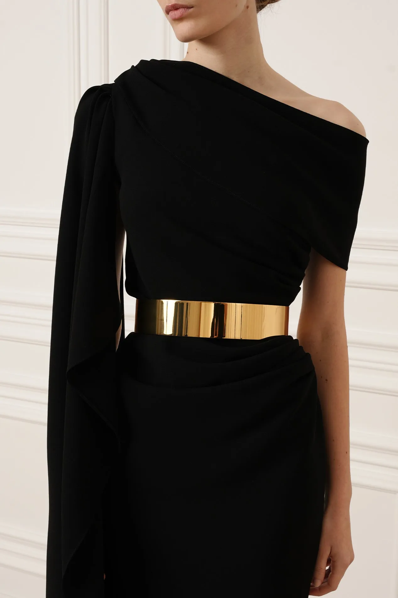 Xenis Full Metal Belt In Gold-Plated