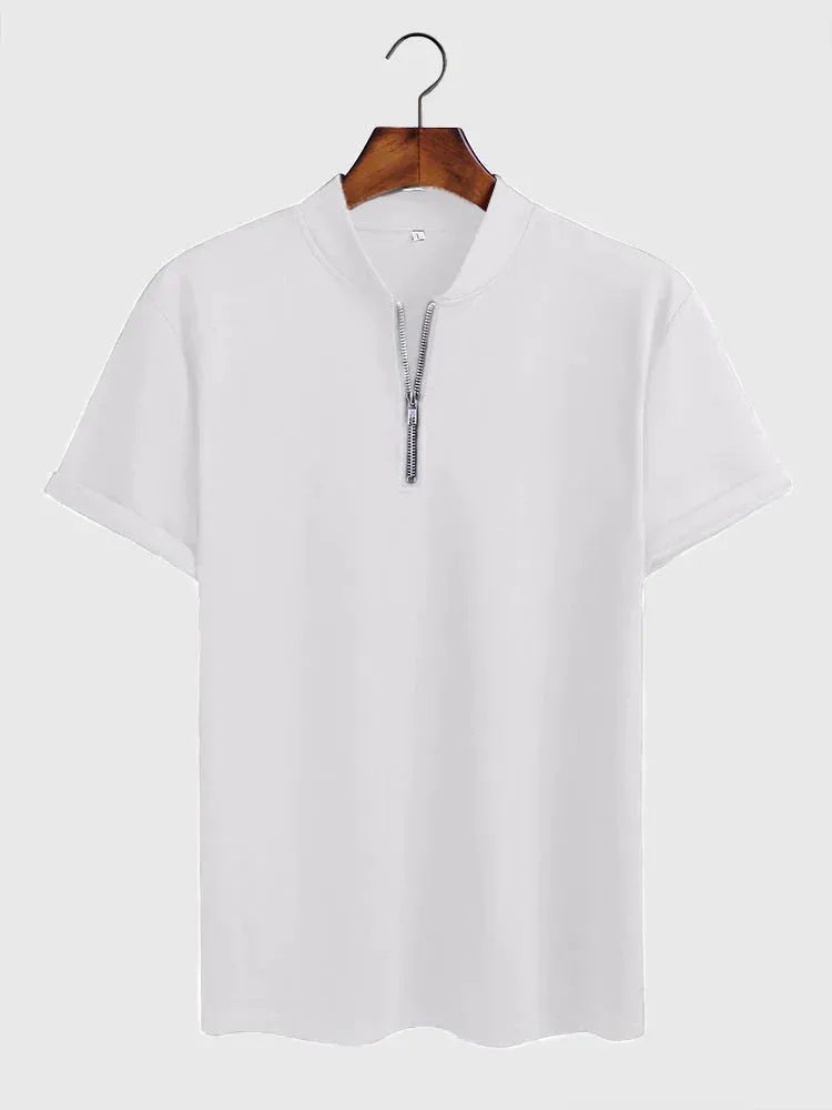 Zip Casual T-Shirt